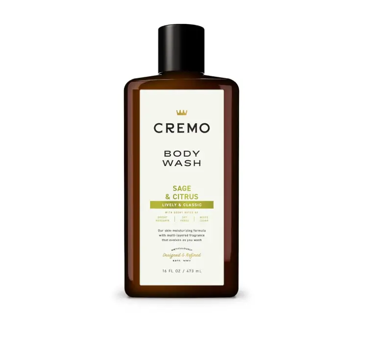 Cremo Body Wash Men, Sage and Citrus , 16 Fl Oz