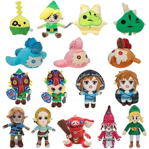 Hot Sale Zelda Breath of the Wild Plush Toys Link Bokoblin korok Princess Zelda Sand Seal Pillow Soft Stuffed Animal Kids Gift