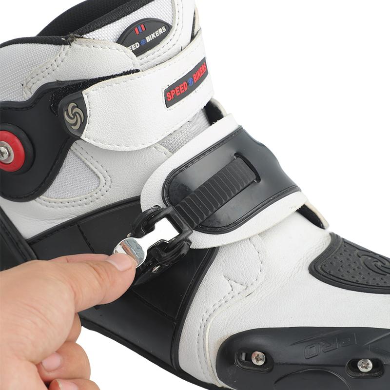 Short Motorcycle Riding Boots for Men and Women, All-Season Use, Lightweight, Non-Slip, Anti-Collision, Ankle Protection, Comfortable and Breathable Motorbike Riding Shoes Gear