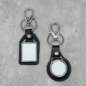 Leather Sublimation keychain