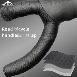 Motsuv Road Bike Handlebar Tape, 3D Carbon Fiber Pattern Speed, Cycling Accessories, Durable and Comfortable Grip, Ideal for Bicycle Riders