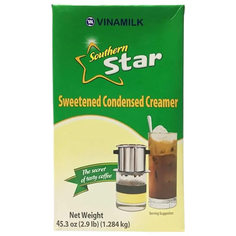 [VINAMILK] Southern Star Traditional Dairy Sweetened Creamer - 45.3 oz, Ideal for Baking, Ambient Storage, Coffee Substitute