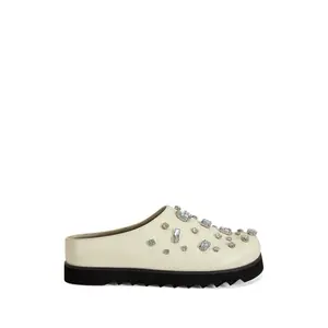 VONCILE-BONE RHINESTONE CLOG