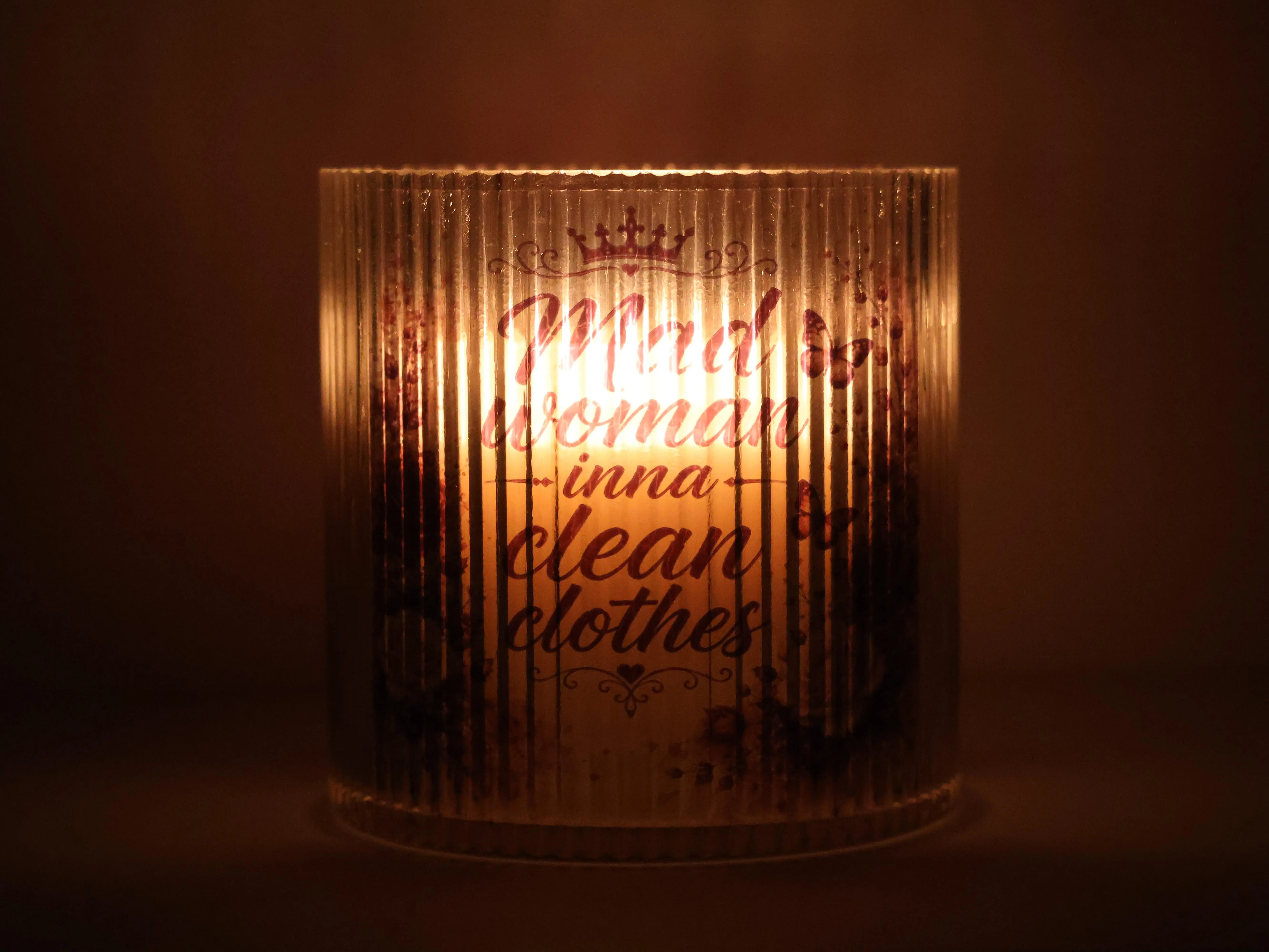 Personalized Candle Gift Set | 7 oz Handmade Soy Wax Candle & Custom Glow Sleeve