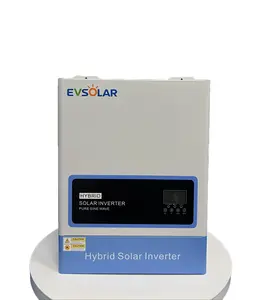 11KW Hybrid Solar Inverter Single Phase 48V DC to 220V/230V AC, 11000W Pure Sine Wave Inverter Charger with 160A MPPT & 120A AC Charger, Dual PV Inputs, WiFi & Color LCD