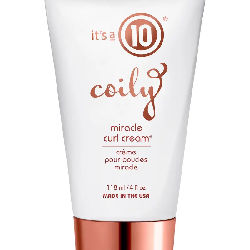 It's a 10 Haircare Coily Miracle Curl Cream - Moisturizing Haircare for Frizz Free Curls