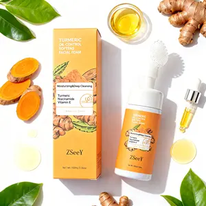 Oil Control Face Wash – Turmeric Infused Foaming Cleanser | Lightweight Daily Skincare for Clean, Smooth Skin