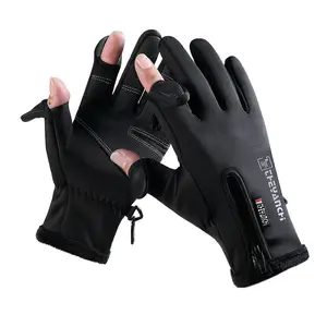 Men's Thermal Winter Gloves Autumn & Winter Warmth Cold Weather Anti-Static Fleece Lined Windproof Waterproof Touchscreen Riding Gloves Unisex