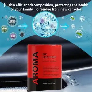 Acechace Car Air Freshener, Long Lasting Solid Gel Aroma Diffuser, No Alcohol Odor Eliminator for Car Home Office, Multiple Scents Available