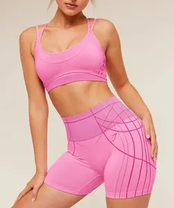 Apex Seamless Strappy Sports Bra summervibes☀️