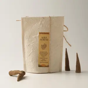 Sera Serene Tibetan Incense Cones – 15 Cones – Calm-Heart Herbs for Sleep & Meditation Support – Soothing Energy from Sera Monastery for Stillness & Wisdom Aroma Fragrance