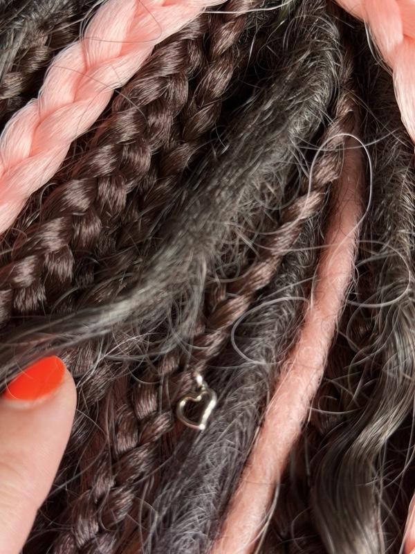 Black Pink DE Dreads Ombre
