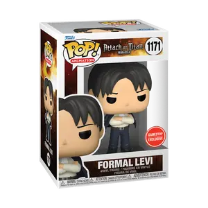 Funko Pop! Attack on Titan - Formal Levi #1171 Exclusive (Sticker may vary) Collectible Pop Vinyl Figure