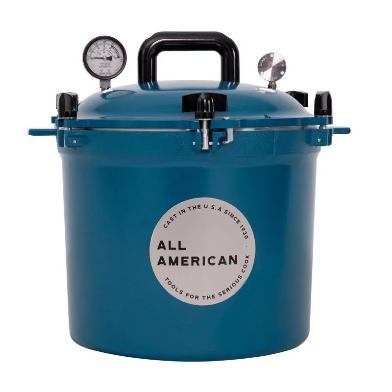 212 MAIN 21.5 qt. Aluminum Pressure Canner with Cover, Blue Cookware Pressure Cooker, Pressurecooker