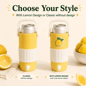 12 oz Slim Can Cooler with Handle, Classic Lightweight Portable Aesthetic Beach Drink Cooler, Fits Energy Drinks & Seltzers