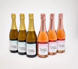Wander & Found (6) Bottles Alcohol-Free Sparkling Wine Set
