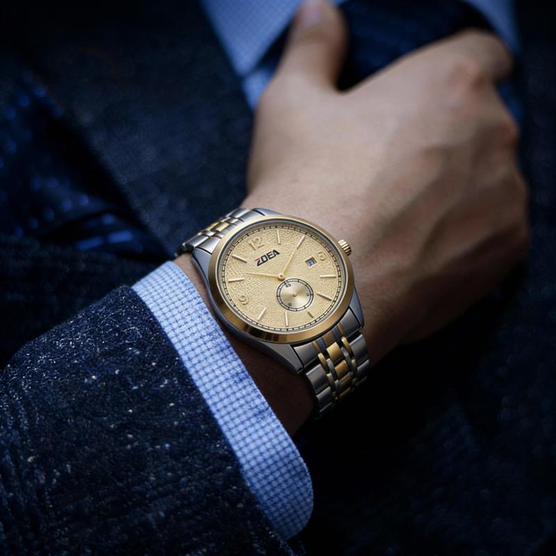 modern gentleman watch-——the top choice for Christmas gifts. 10m water resistance with a butterfly clasp and sapphire crystal.