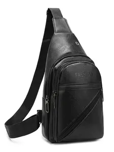 Men's Chest Bag Crossbody Shoulder Bag, Small Casual Travel Backpack, New Style Male Handbag for Commute, Stylish Men's Sling Bag, Adjustable Crossbody Bag, Casual Crossbody Bags, Fashionable Shoulder Bag