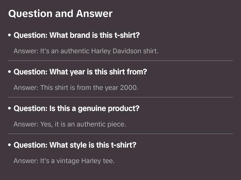 Vintage Harley Tee T1263