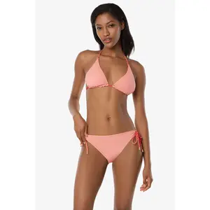 Reversible Tunnel Side Hipster With Braid  |  Textured Tropical Coral