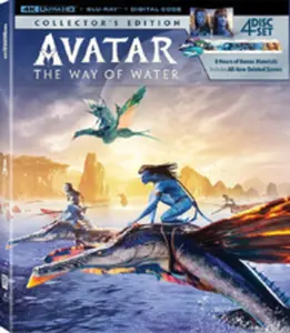 Avatar: The Way of Water  [4K ULTRA HD BLU-RAY MOVIE] With Blu-Ray, 4K Mastering, Boxed Set, Collector's Ed, , Dolby, Digital Theater System, Dubbed, Subtitled, Ac-3/Dolby Digital
