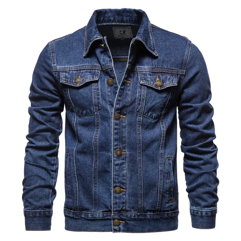 2025 Spring, Autumn and Winter Men's Denim Shirt Jacket Japanese Leisure Youth Popularity Workwear Denim Jacket Men's Comfortable Sports and Leisure 2025 Spring, Autumn and Winter Men's Denim Shirt Jacket Japanese Leisure Youth Popularity Workwear Denim Jacket Men's Comfortable Sports and Leisure