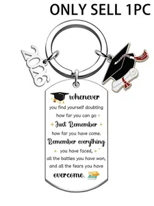 Graduation Gifts for Her Him, Cute Cartoon Keychain Design, Perfect Grad Gift Ideas, High School Grad Commemorative Accessory