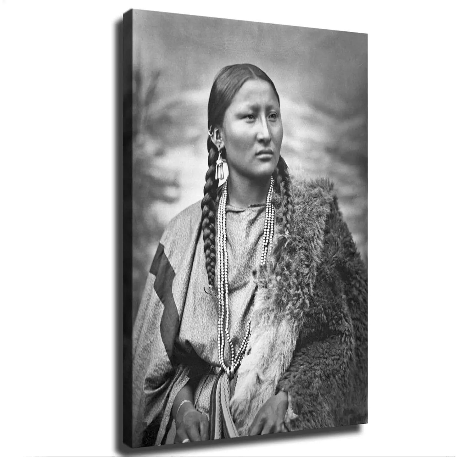 Chief Pretty Nose Portrait Poster Picture Art Print Canvas Wall Home Living Room Decor Photo Ornaments Decoration Artistic