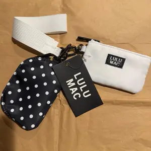 Lulu Mac Black and White Polka Dot Wristlet - Stylish and Practical Accessory for Everyday Use