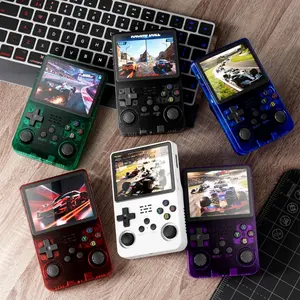 R36s Retro Video Handheld Game Console, Portable Pocket Gaming Device, 64GB Memory, Linux System, 3.5 Inch IPS Screen,3500mah Battery
