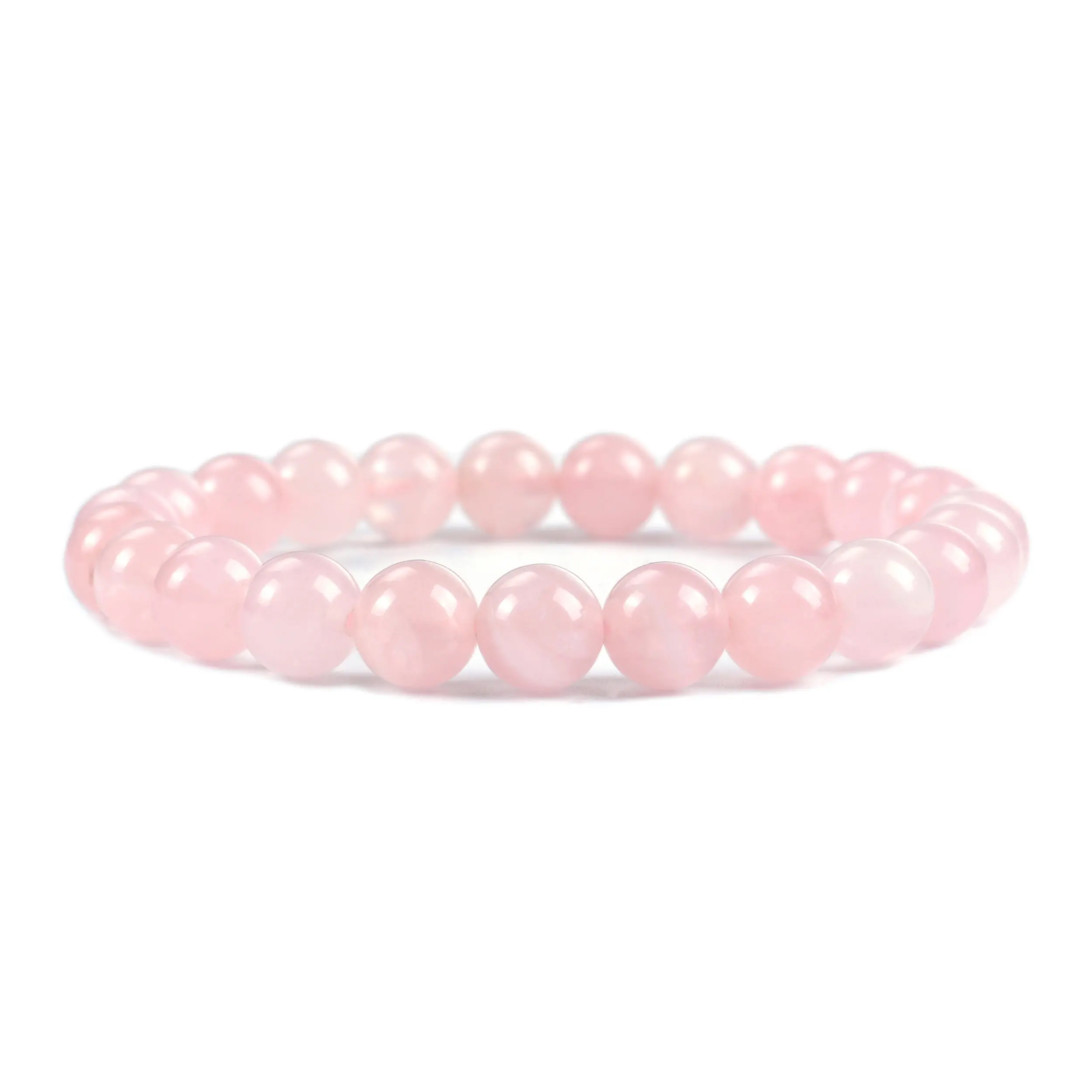 Cherry Tree Collection | Stretch Bracelet | 8mm Beads (Madagascar Rose Quartz)