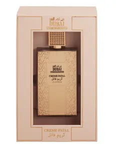 Dubai Underground | Creme Fatal Eau de Parfum 3.4oz for Unisex - Oriental Fruity Floral with Praline & Peach - Long-Lasting Sophisticated Luxury Fragrance - Blend of Oriental, Floral, and Fruity notes | Ideal for Day & Night Wear