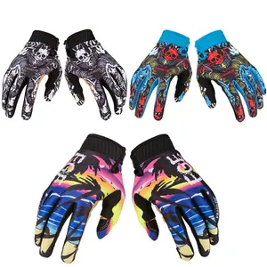 Motocross MX Gloves Motorcycle Full Finger Bike BMX MTB ATV Off Road Mountain Cycling Gloves Protective Gear