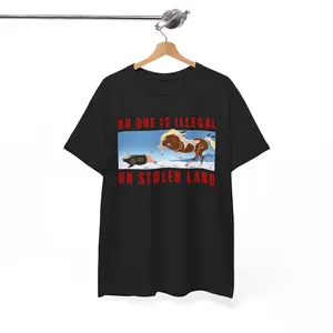 No One Is Illegal On Stolen Land Stallion Shirt, War Pony Hoodie, Indigenous Tee, Native American