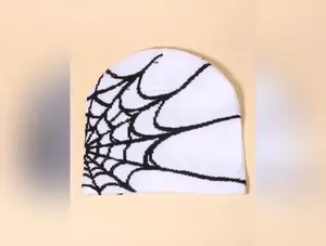🕷️ Y2K Spider Web Beanie Hat : Spiderman : SpiderVerse : MultiVerse🕷️