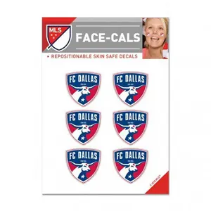 MLS FC Dallas Tattoo Face Cals