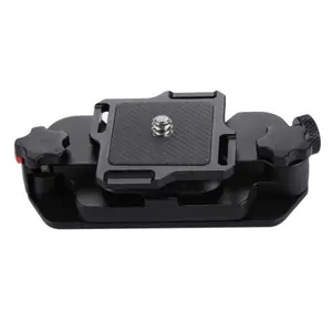 PULUZ Aluminum Alloy Quick Release Plate with Buckle, Camera Tripod Mount, Camera Accessories for Canon Nikon Sony, Smartphone