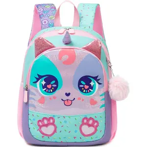 Z-CPB45   Unicorn Toddler Backpacks for Girls 2-4 Kids Preschool Backpacks for Girls Cute Pink Kindergarten Backpack Mini Small Backpack Little Girl Back to School Supplies