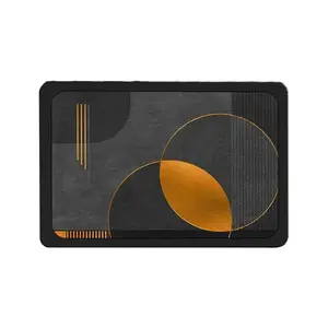 Leodye 1pcs Stone Bath Mat Diatomaceous Earth Shower Mat Non-Slip Super Absorbent Diatomite Stone Bath Mats for Bathroom Floor Quick Drying Natural Easy to Clean-16x23.62in