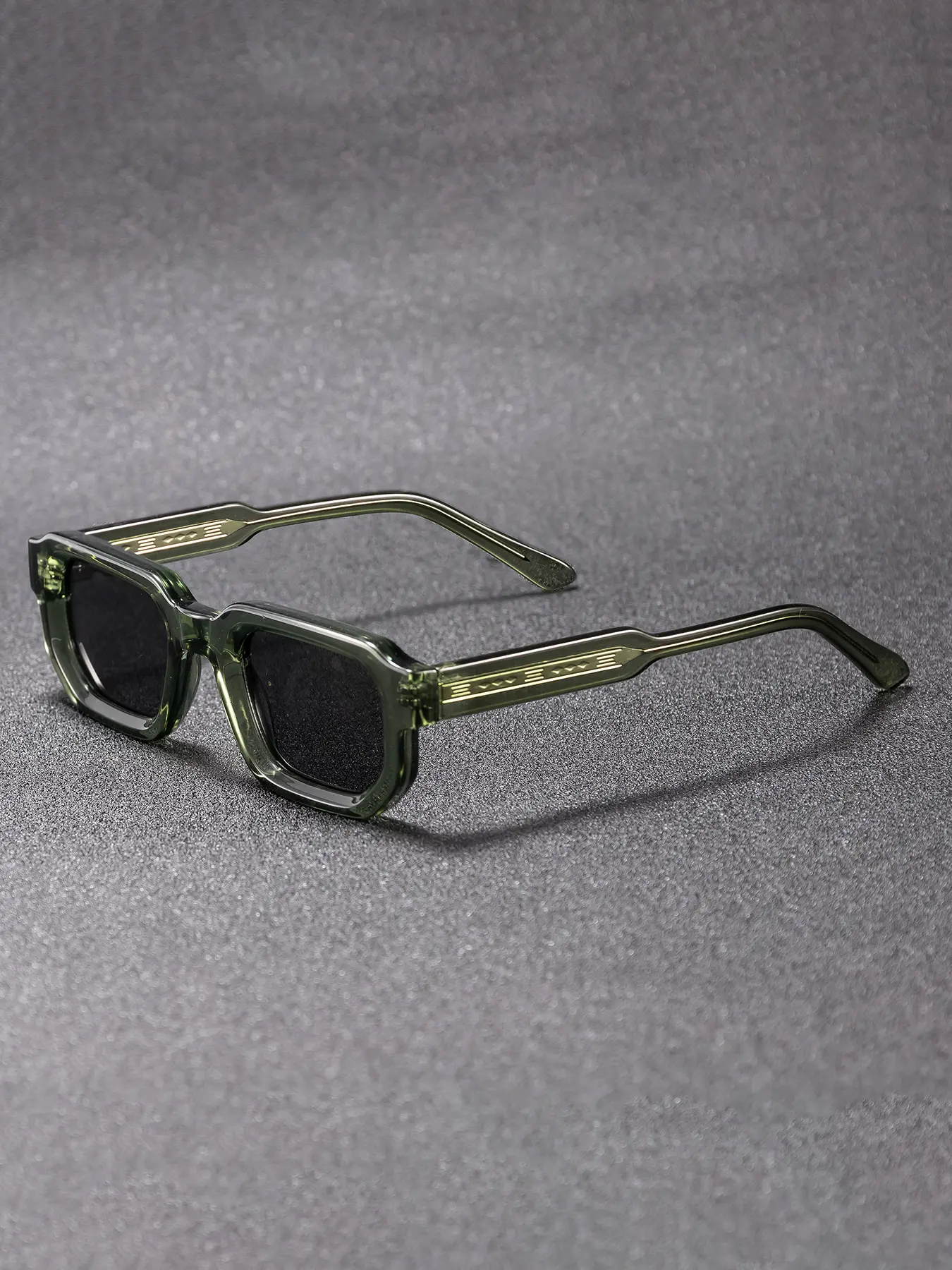 Unisex Uv400 Sunglasses, PC Frame Square Design, Casual Style for All Seasons, Travel & Music Festivals, Elegant Fashion Accessory