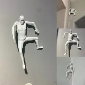Hot-selling Unique Climber Sculpture Decorative Wall Decor Climber Wall Decoration, Climbing Enthusiast Collectible
