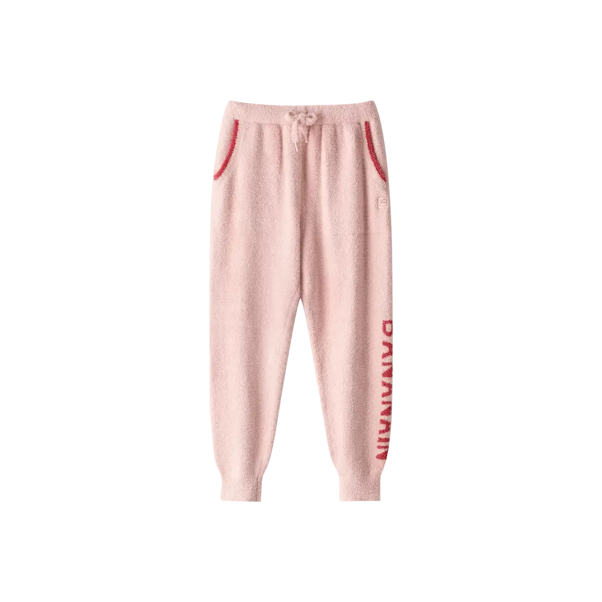Bananain Women's Half Fleece Pajamas Pants 505P Pink L