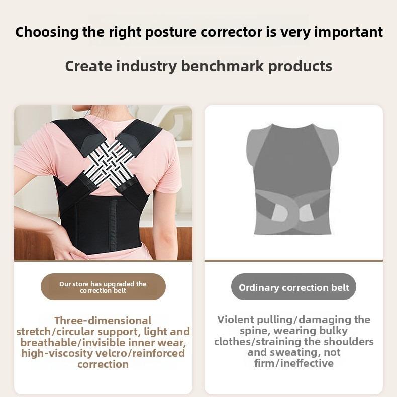 Full Size Posture Belt, Fitness & Daily Use, Charming Curves, No-Roll Slim Fit Design