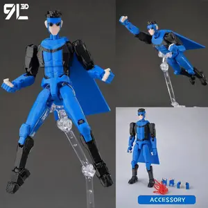 9L3D Printed Dummy 13 Lucky 13 T13 Invincible Omni Warrior  Articulated American Comic Collectible For Your Desk Gift For Friend