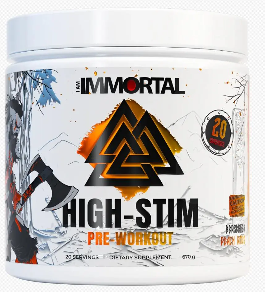 I Am Immortal Berserker High Stim Preworkout Performance Supplement Nutritional Supplement I Am Immortal Berserker High Stim Preworkout Performance Supplement Nutritional Supplement