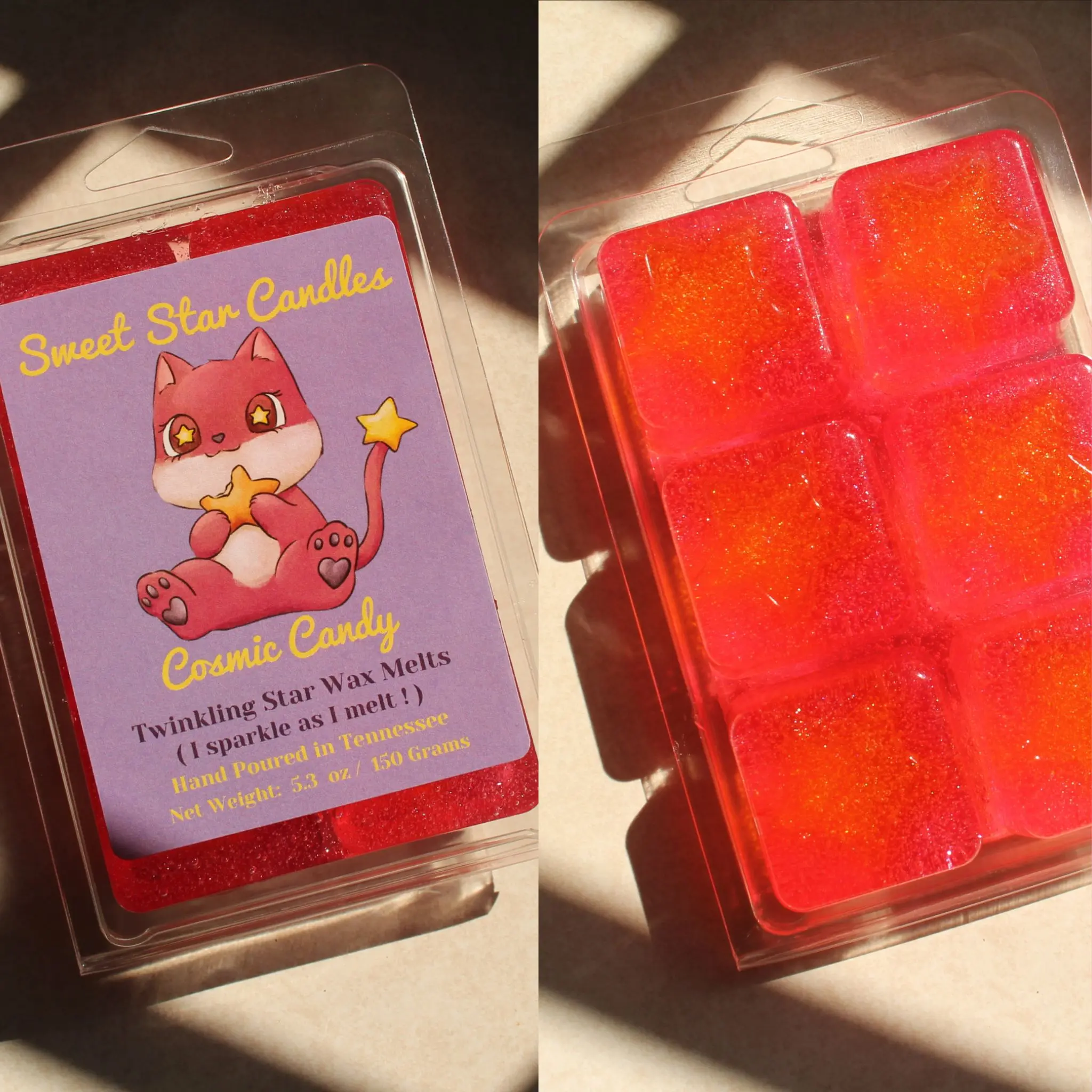 Jelly Wax Melt Cosmic Candy Fruity Scented Extra Large  | 5.3 oz