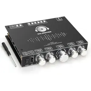 S350HS TPA3251  Power Amplifier Board with Subwoofer 2.1  220Wx2+350W, 12V-38V Audio Power Amplifier Module with Treble and Bass Control,Black (S350HS)