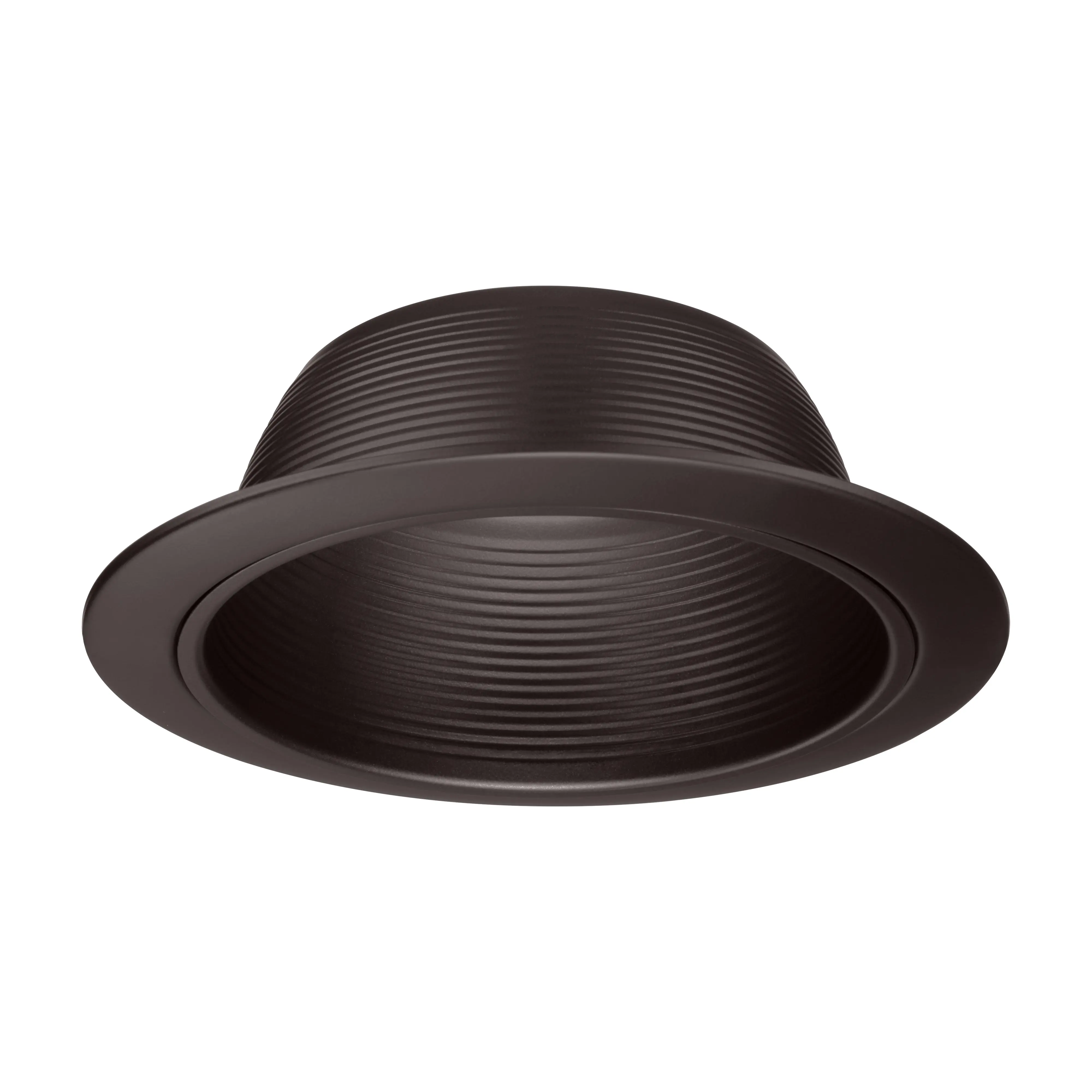 TORCHSTAR 6 in Metal Recessed Lighting Stepped Baffle - Detachable Oil Rubbed Bronze Ring, 120V 6 Inch Recessed Cans Compatible, Easy-Install Indoor Use Ceiling Lighting Accessory