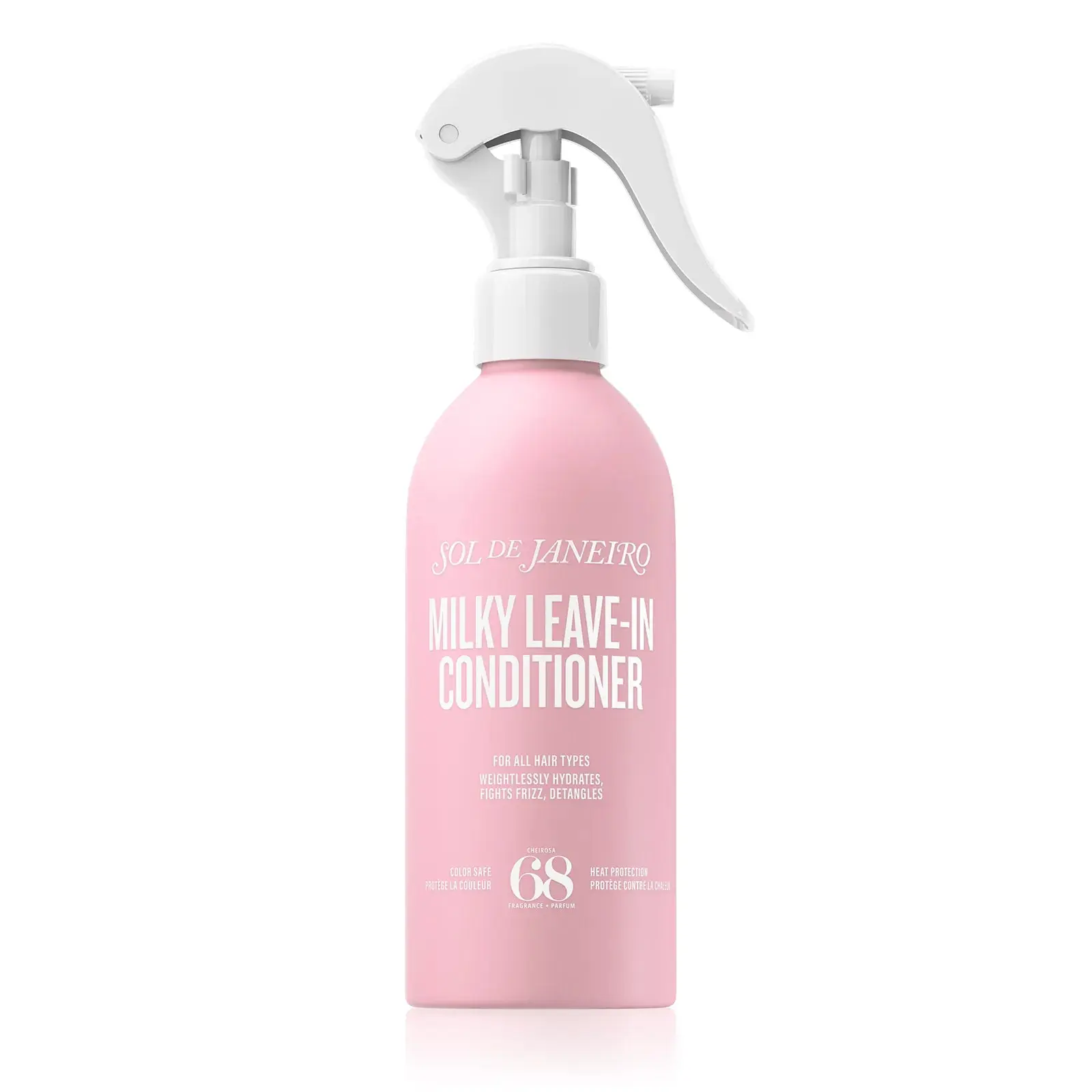 Sol de Janeiro Cheirosa 68 Milky Leave-In Conditioner - Nourishing, Soft Hair, Advanced Sol Seal Technology, Micro Droplets, Smooths, 450°F Heat-Protection, Fruity Floral Brazilian Jasmine & Pink Dragonfruit Scent, Detangling
