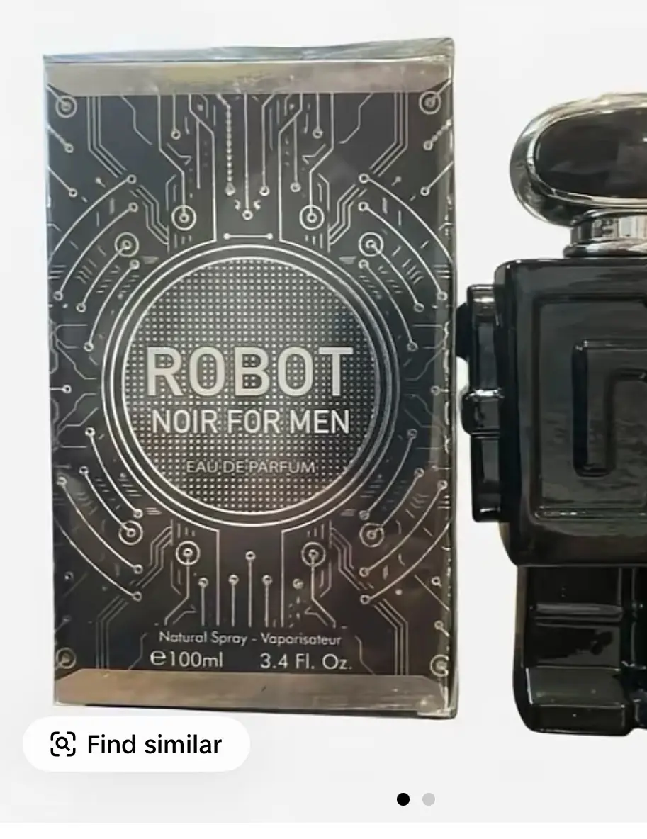 Urban collection robot noir men eau de Parfu,